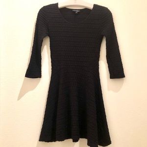Topshop- Black Skater Dress